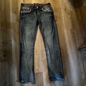 Rick Revival 31 jersey straight light washed jeans